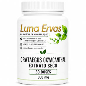 30 cap. 500 mg Crataegus Extrato Seco